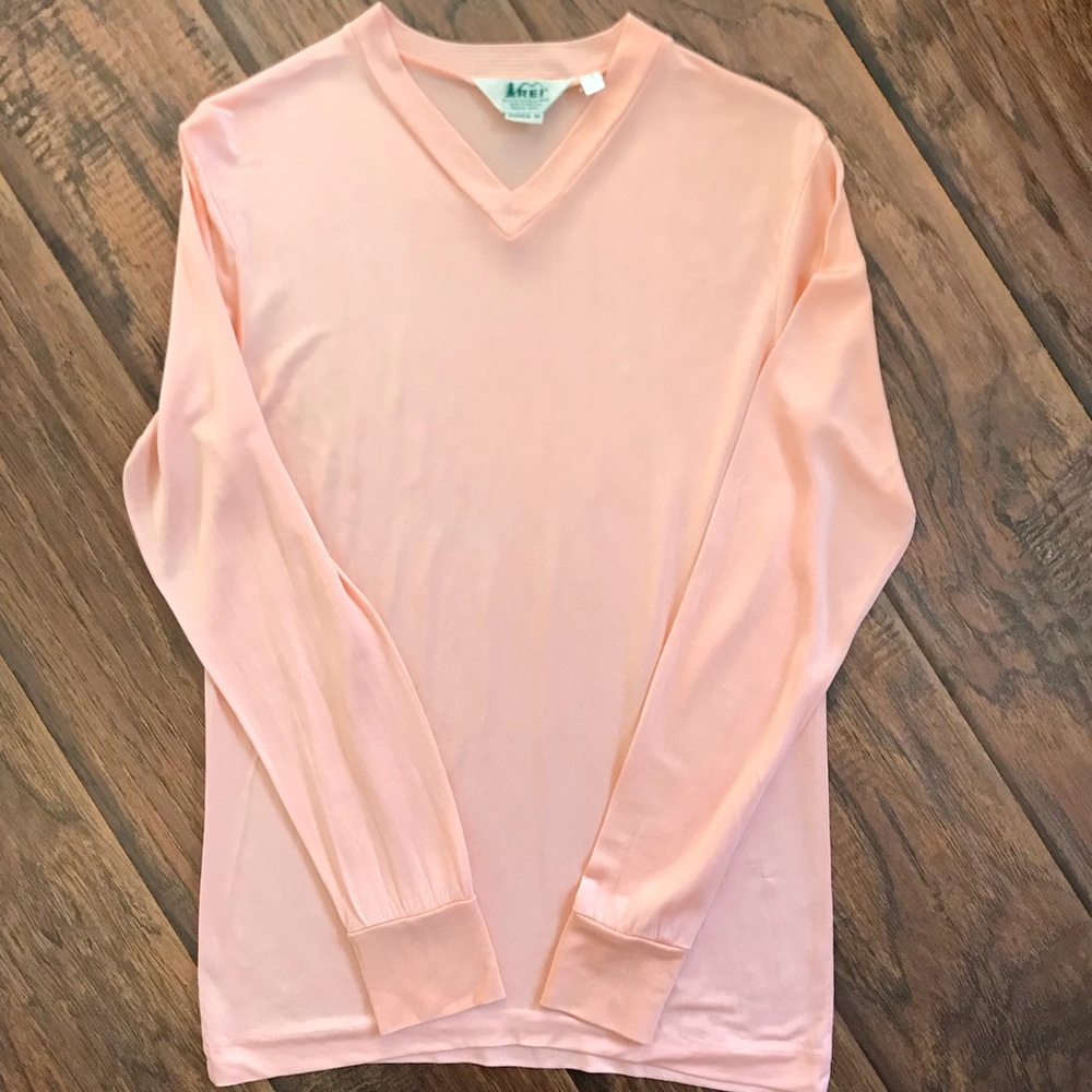REI Silk V Neck Top